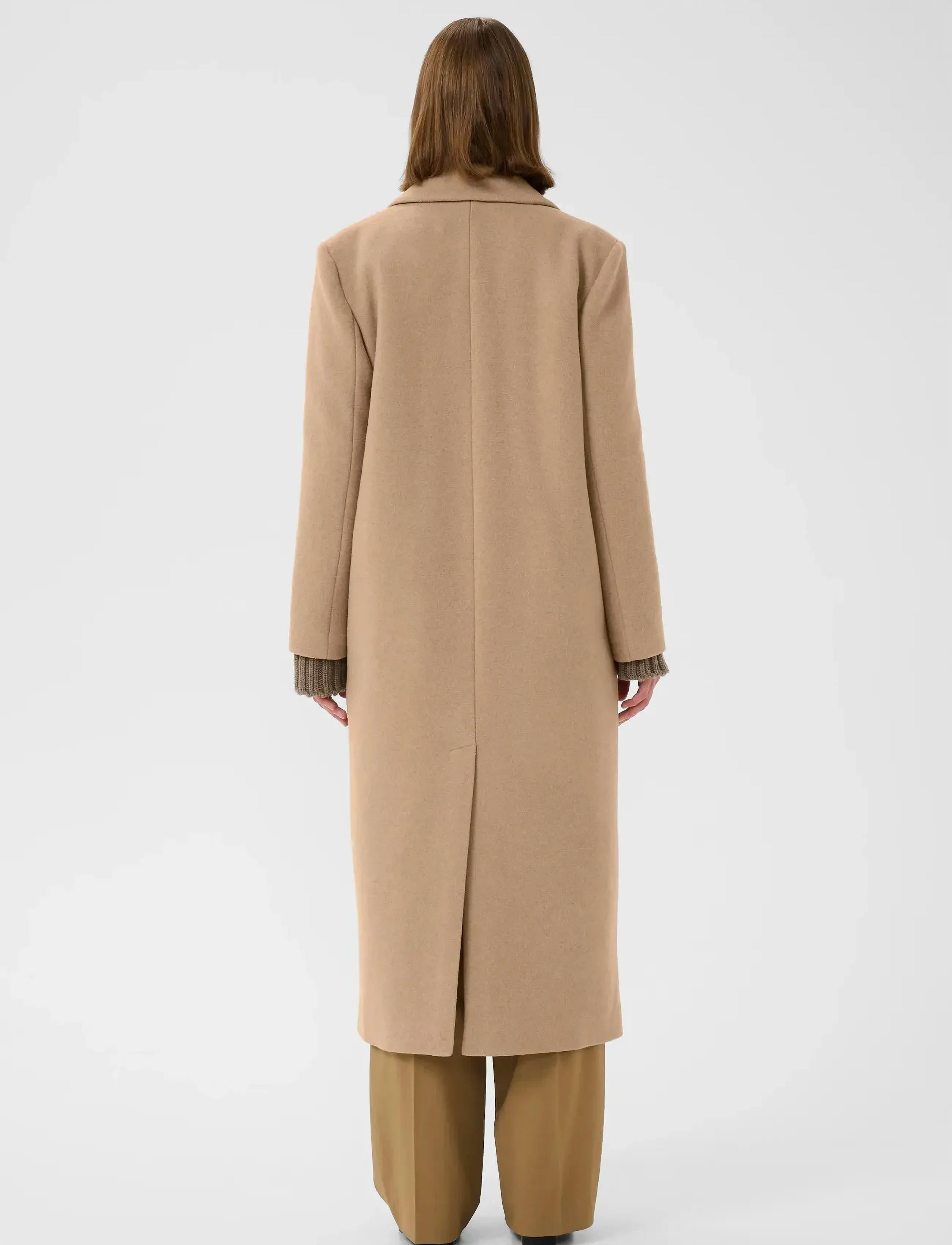 InWear - YunahIW Long Coat - winter jackets - tobacco brown - 4