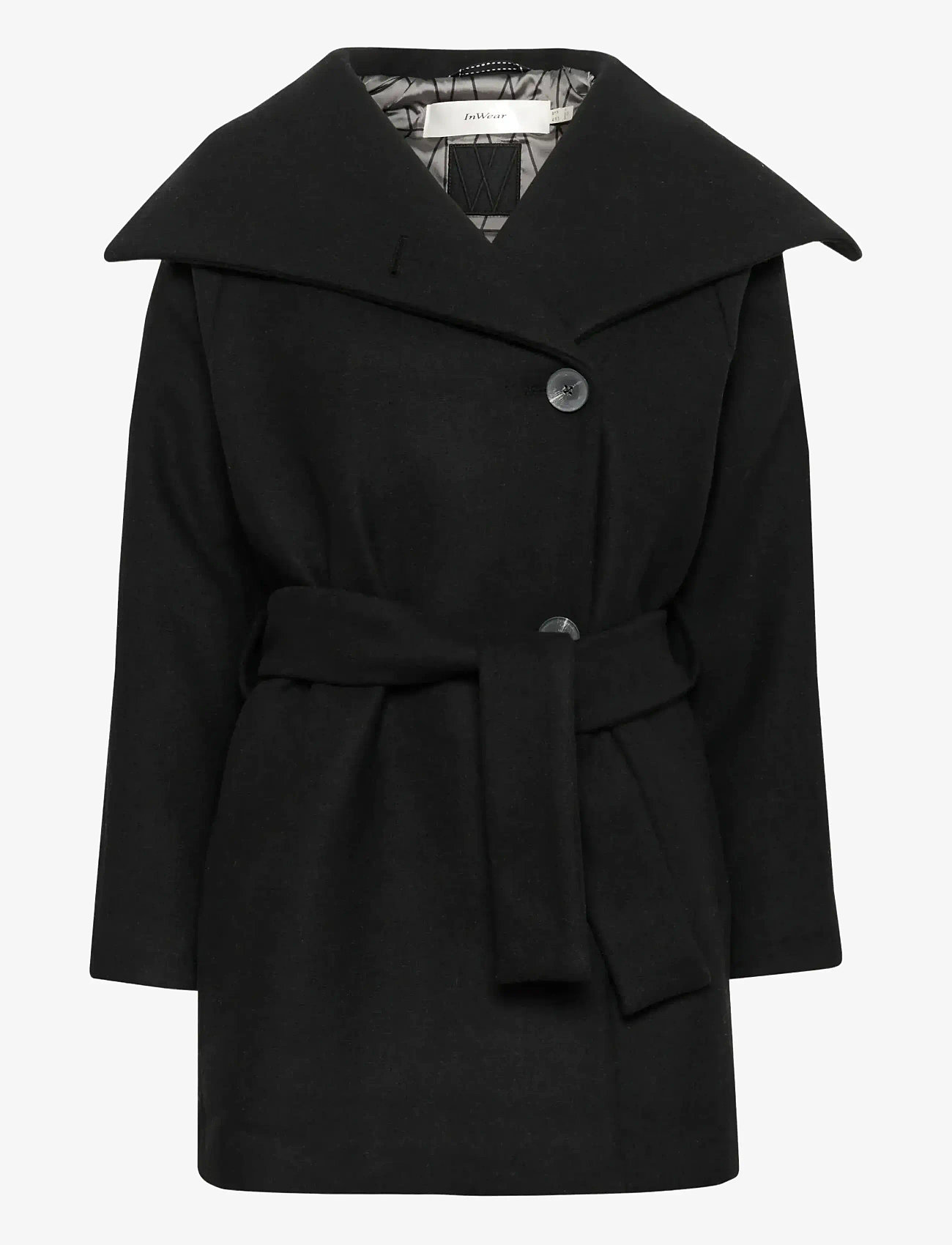 InWear - YunahIW Collar Coat - winterjacken - black - 1