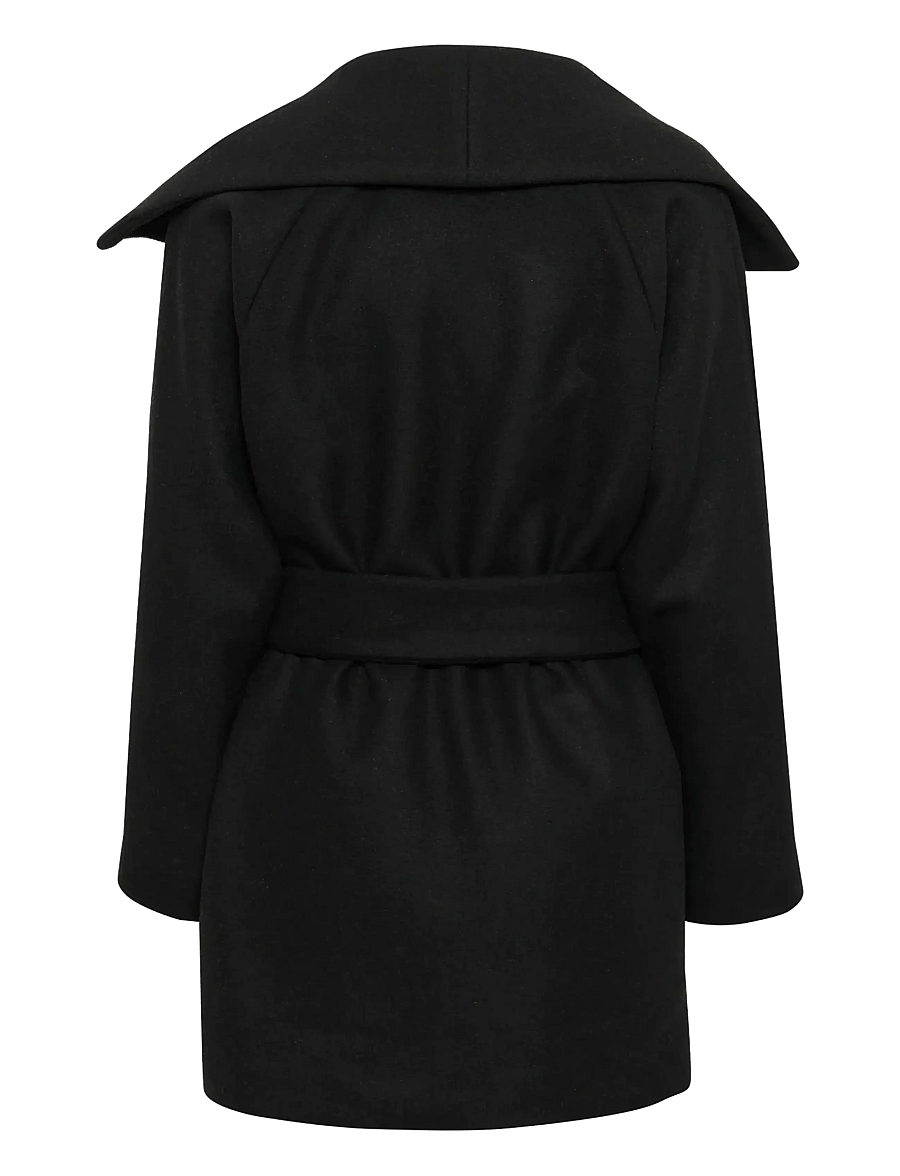 InWear - YunahIW Collar Coat - talvejoped - black - 2
