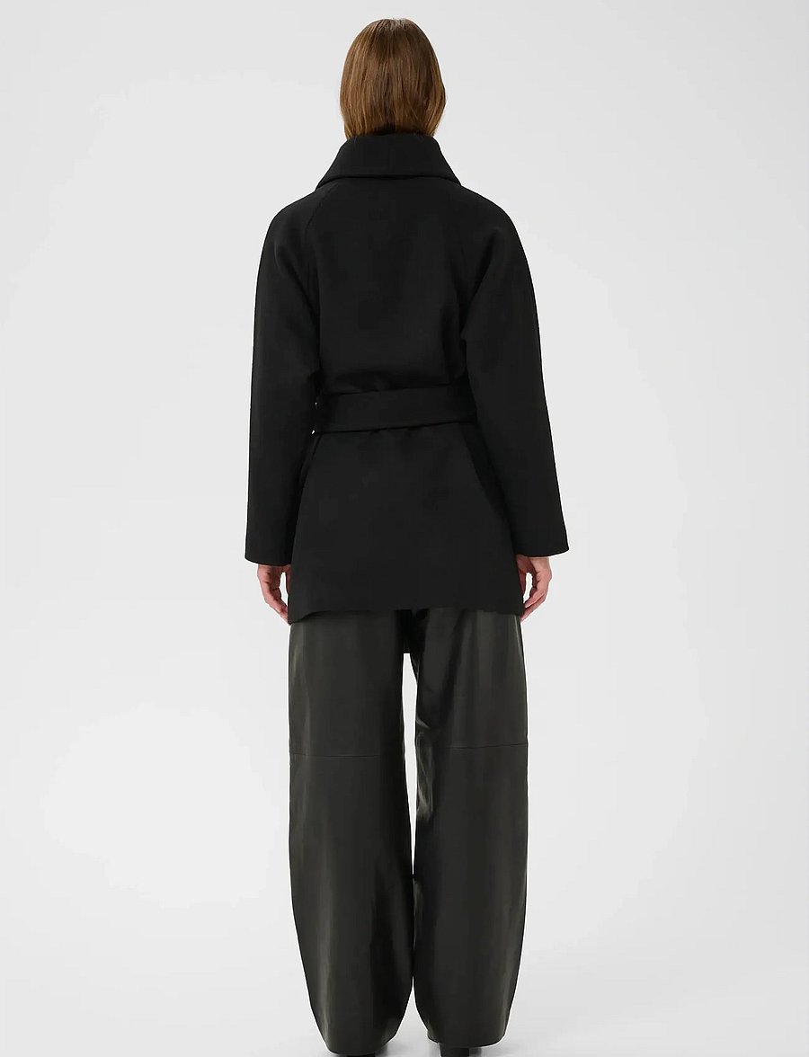 InWear - YunahIW Collar Coat - talvejoped - black - 4