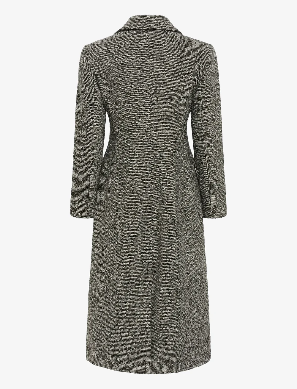 InWear - YashaIW Lapel Coat - ullkappor - black / white - 2