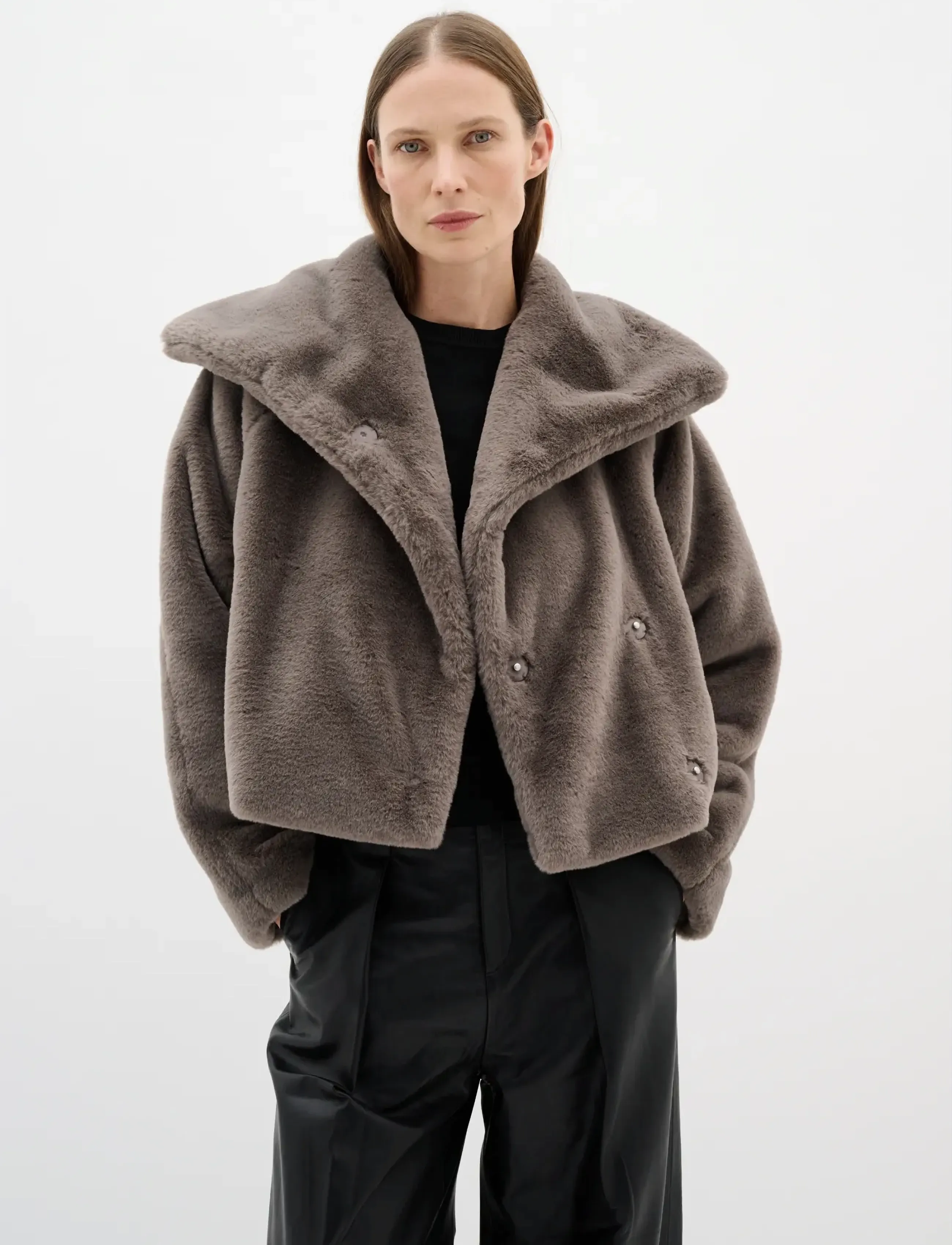 InWear YoboIW Coat - Kappor - SANDY GREY / grey
