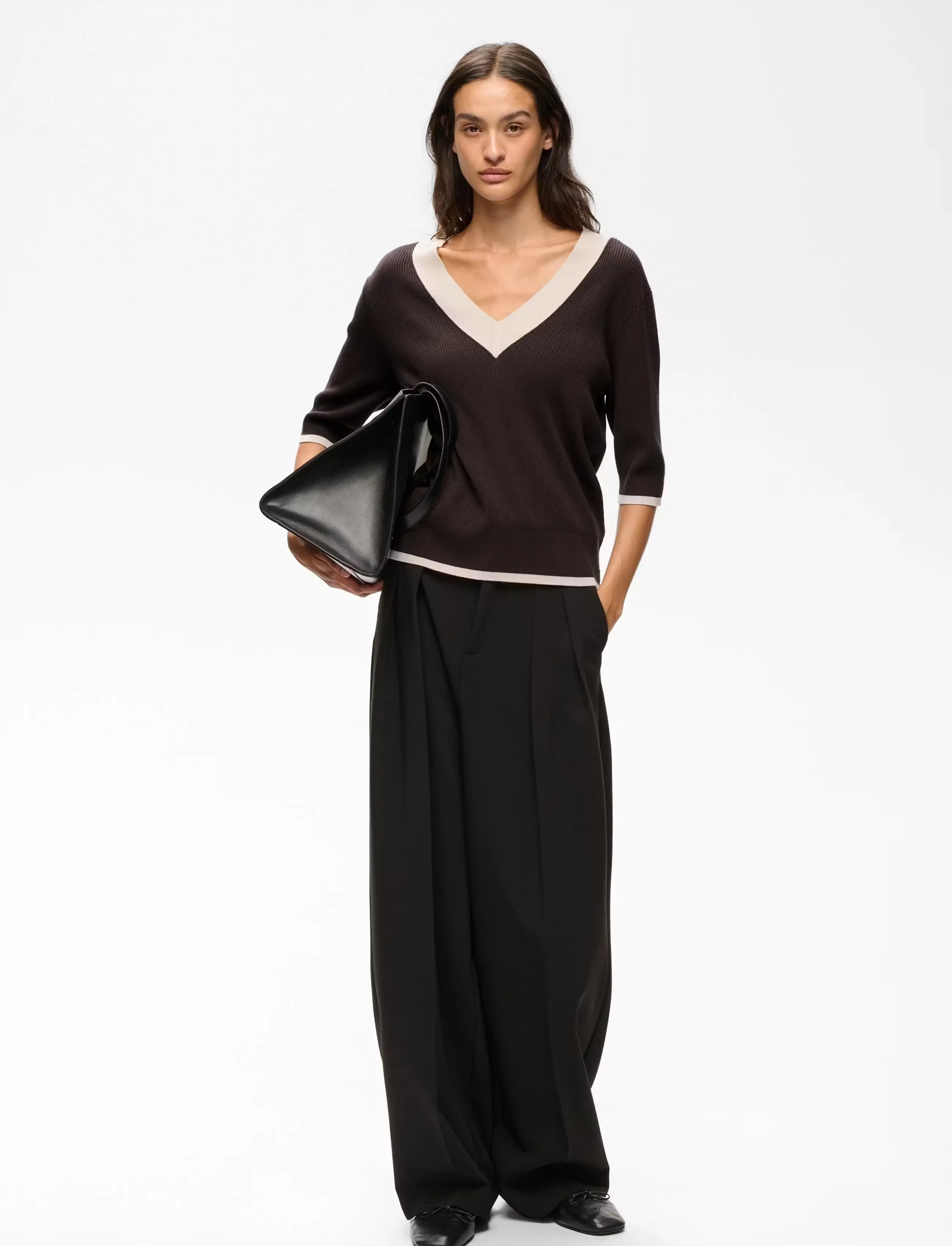 InWear LeenahIW V-Neck Blouse - InWear - CHOCOLATE BROWN / brown