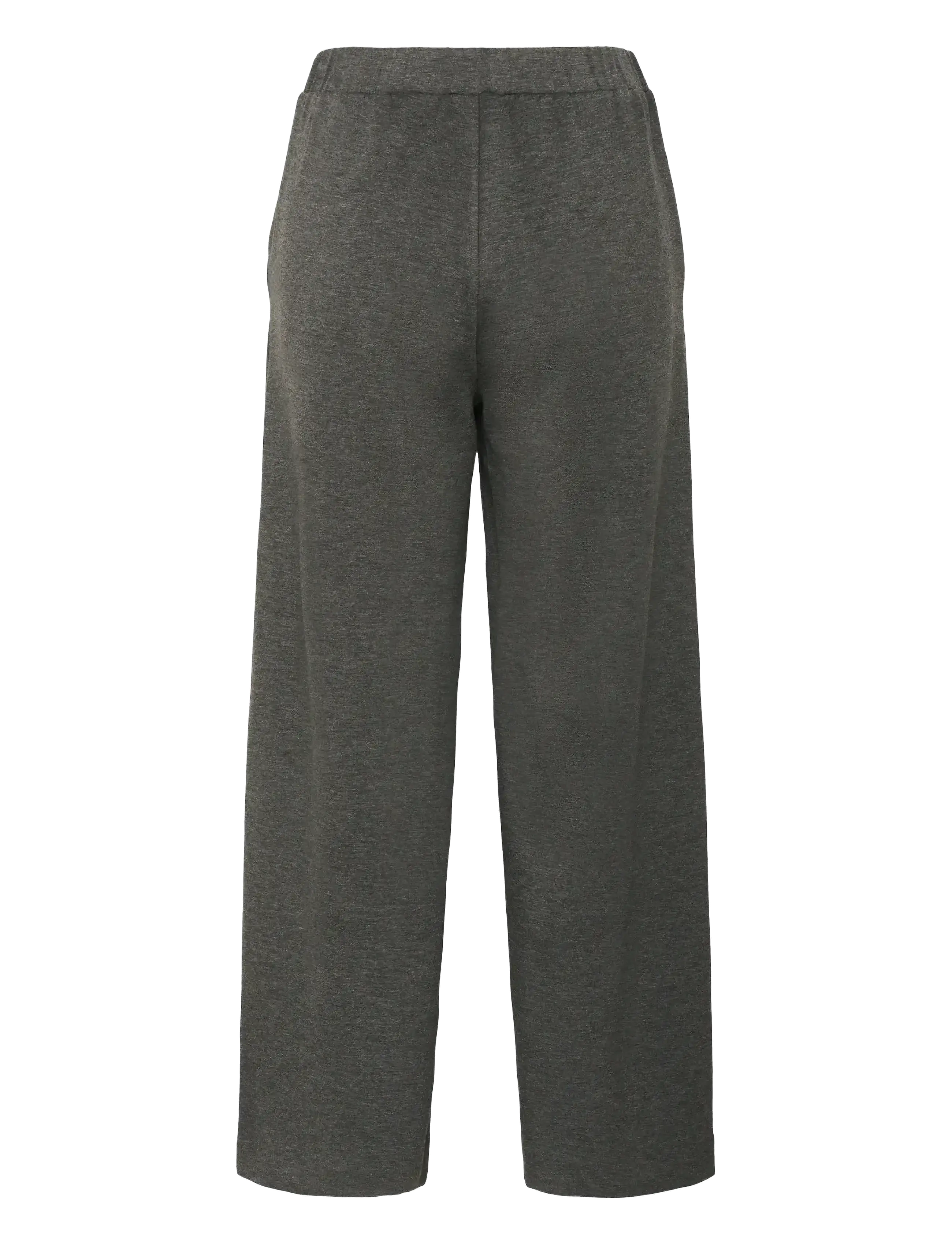 InWear - GincetteIW Melange Pants - hosen mit weitem bein - dark grey melange - 2