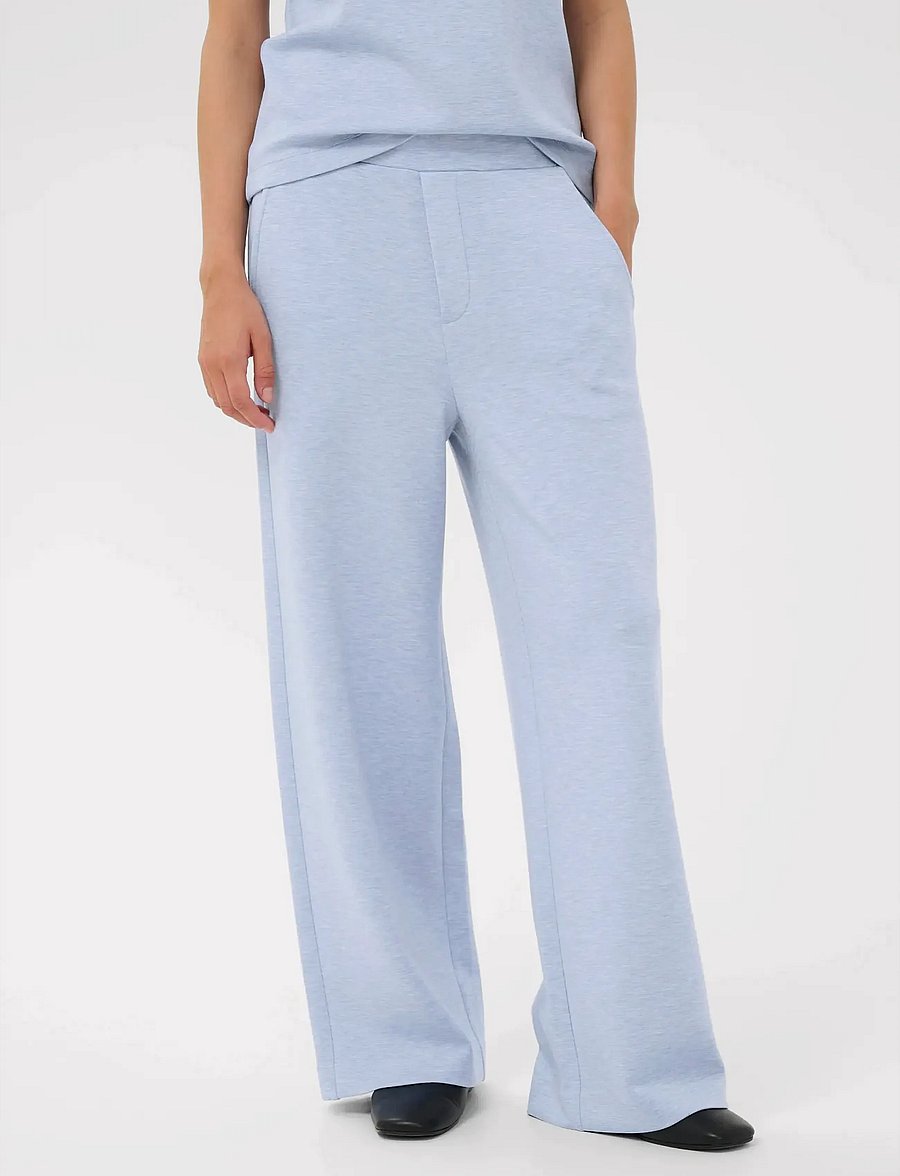 InWear - GincetteIW Melange Pants - leveälahkeiset housut - endless sky melange - 0