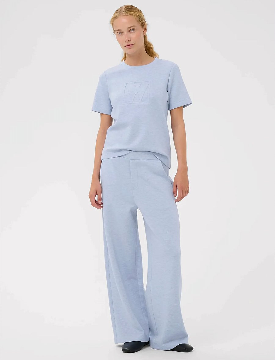 InWear - GincetteIW Melange Pants - leveälahkeiset housut - endless sky melange - 3