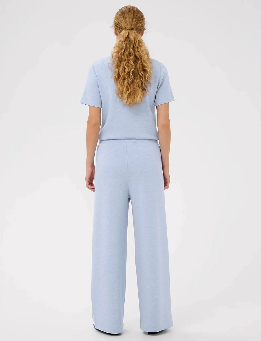 InWear - GincetteIW Melange Pants - leveälahkeiset housut - endless sky melange - 4