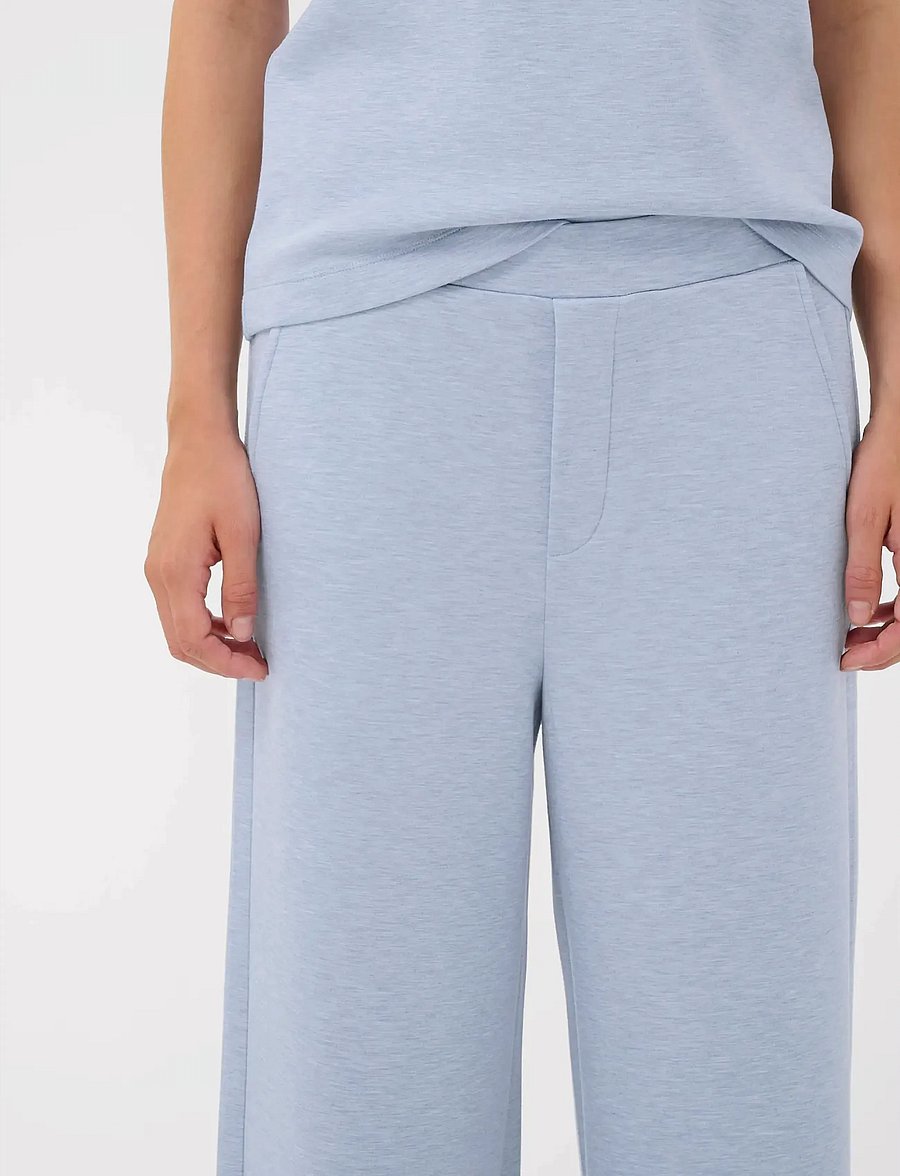InWear - GincetteIW Melange Pants - leveälahkeiset housut - endless sky melange - 5
