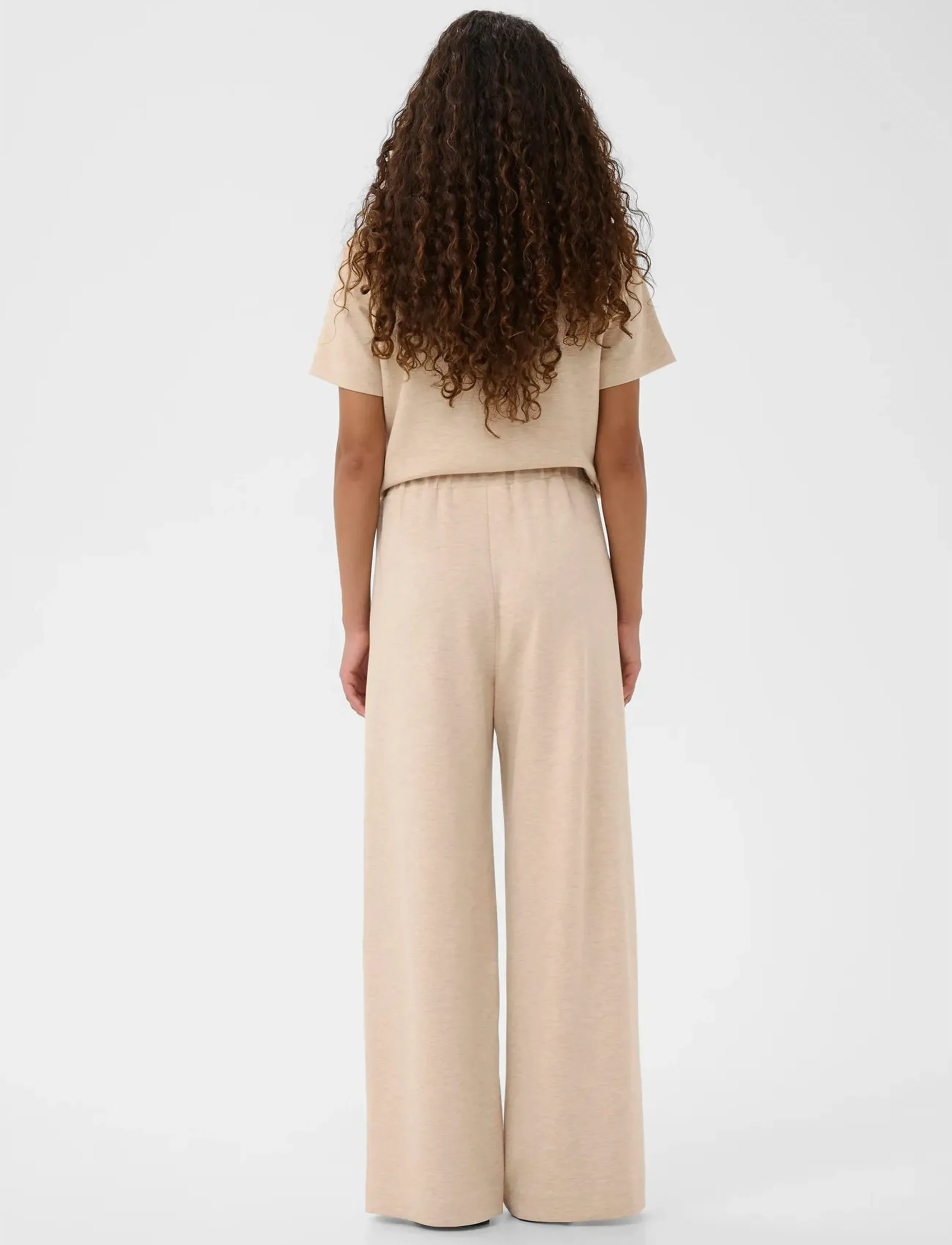 InWear - GincetteIW Melange Pants - laia säärega püksid - haze melange - 4