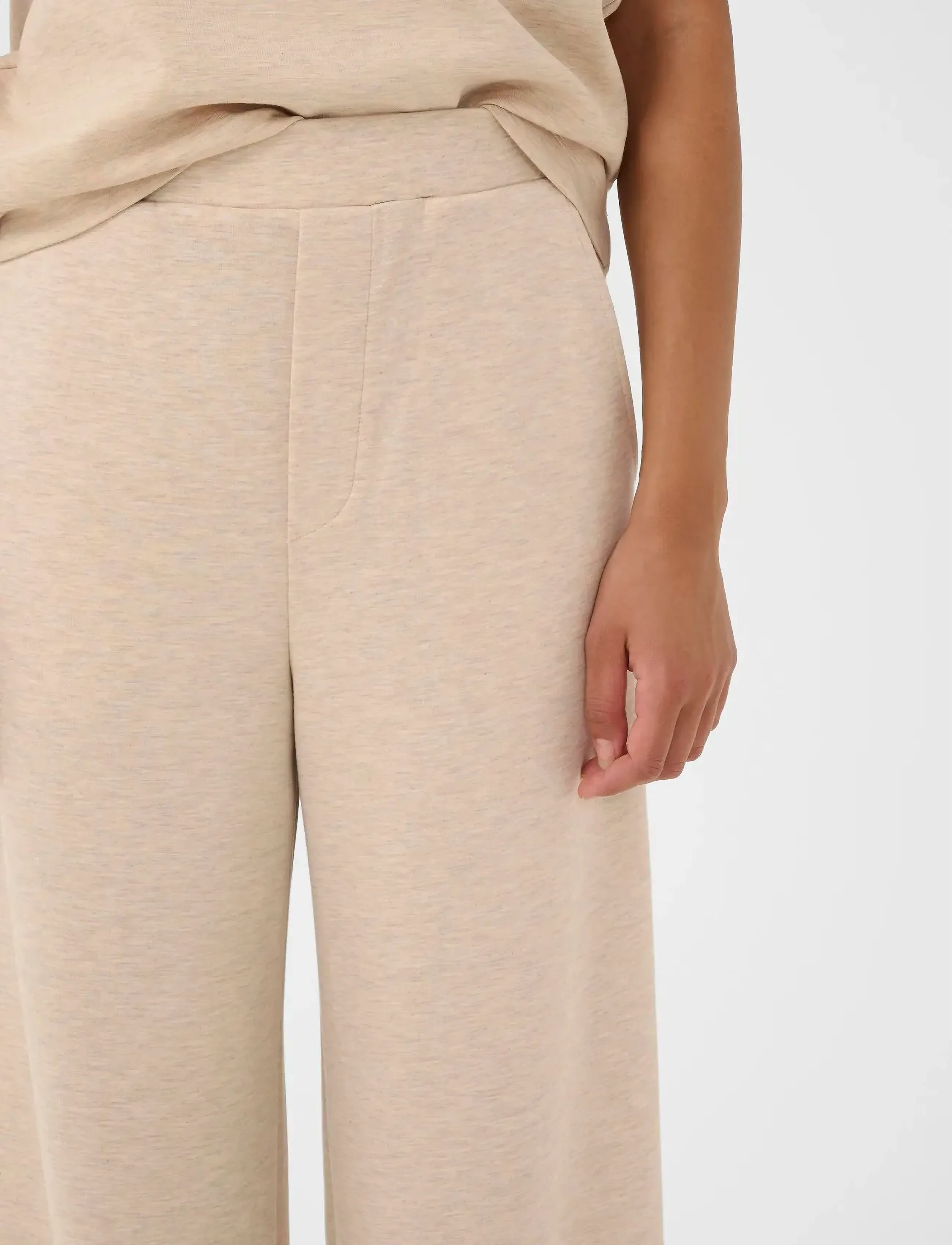 InWear - GincetteIW Melange Pants - laia säärega püksid - haze melange - 5