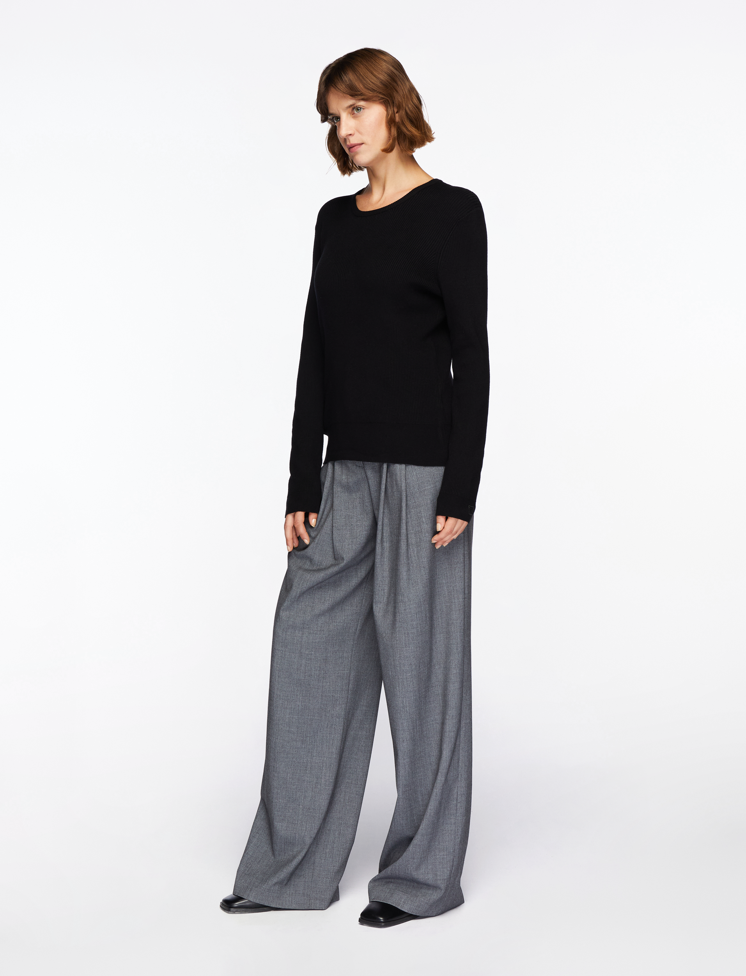 InWear - LeenahIW LS Blouse - long-sleeved tops - black - 3