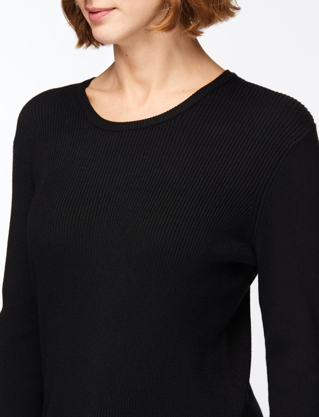 InWear - LeenahIW LS Blouse - long-sleeved tops - black - 5