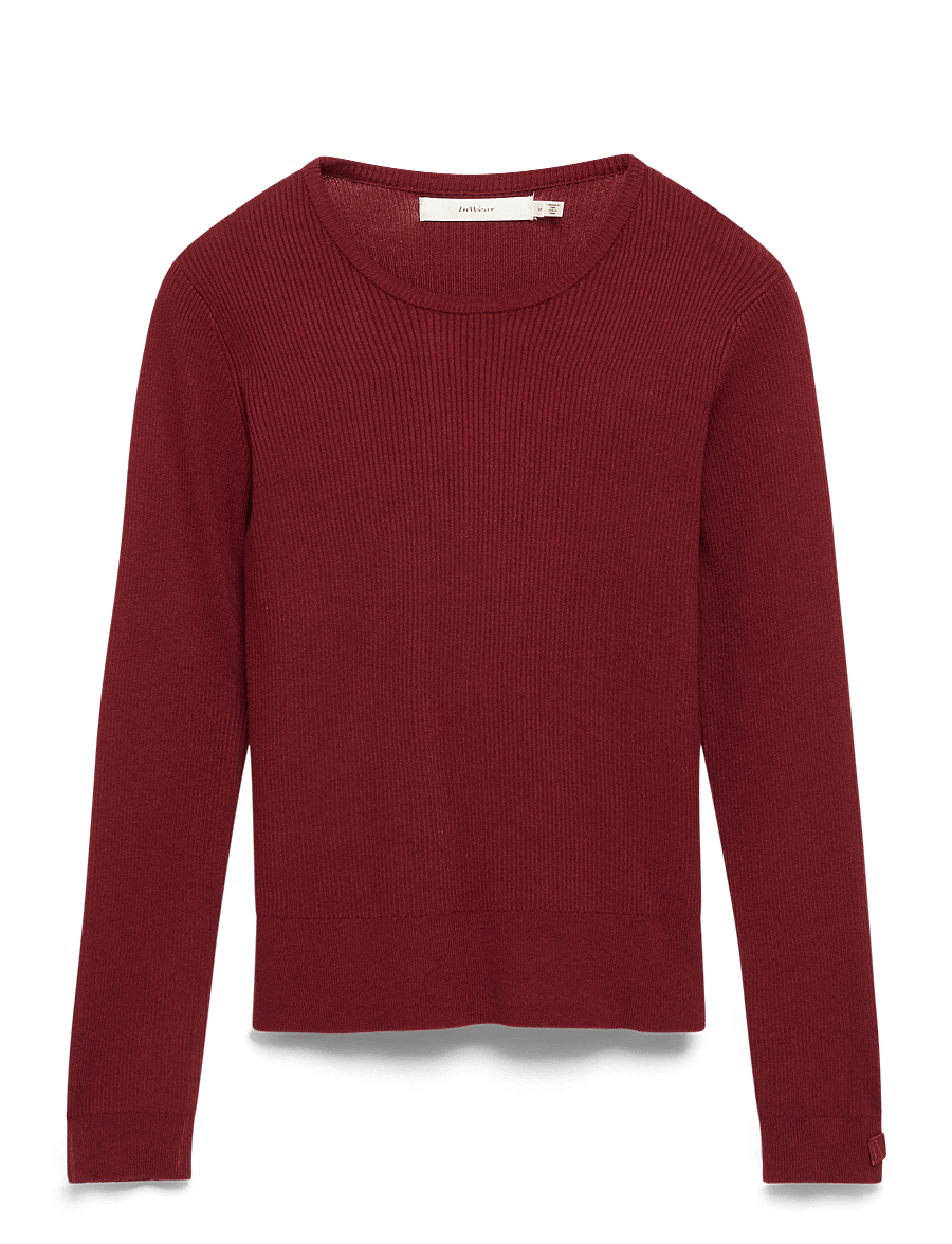 InWear - LeenahIW LS Blouse - langärmlige tops - cabernet - 2