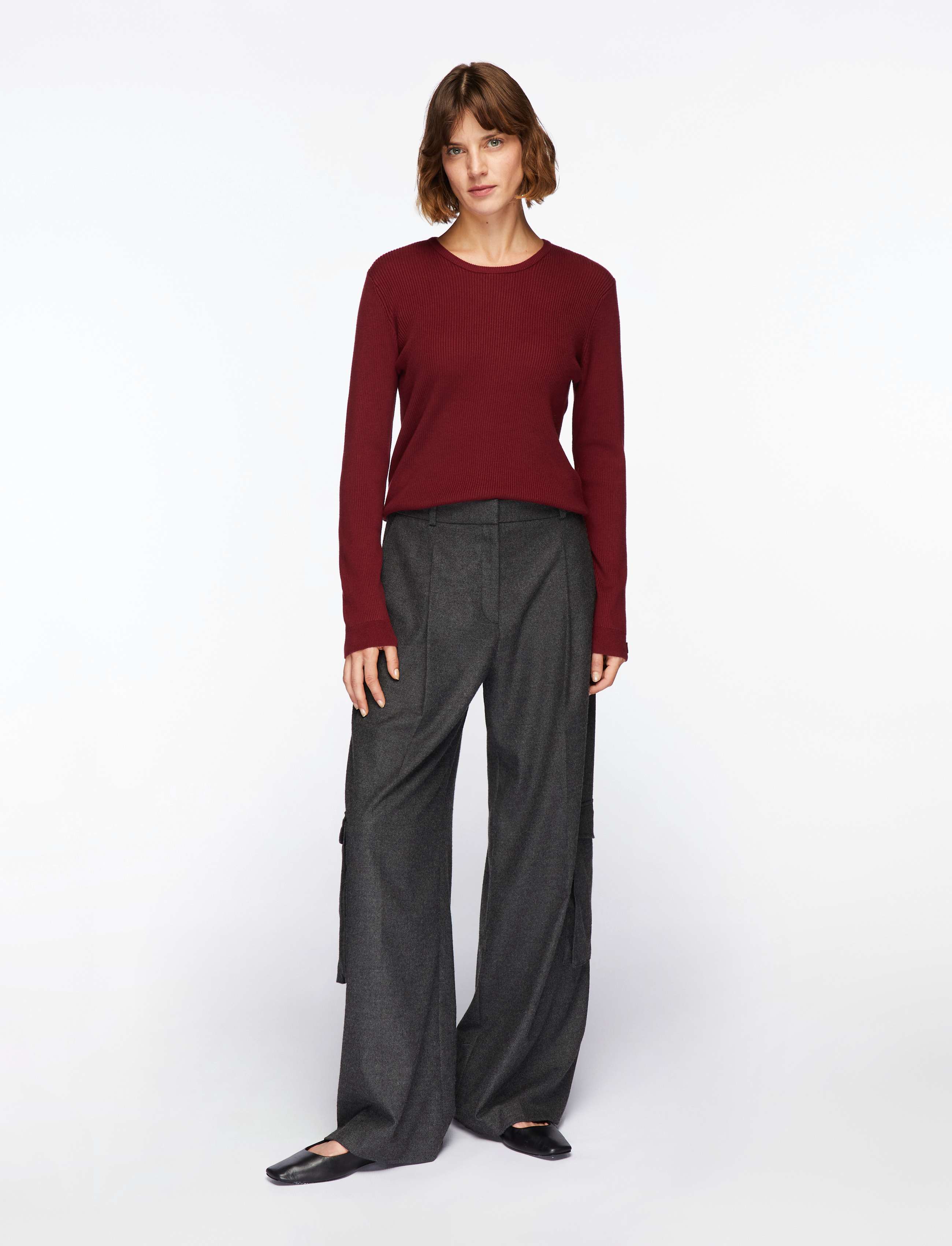 InWear - LeenahIW LS Blouse - langärmlige tops - cabernet - 3