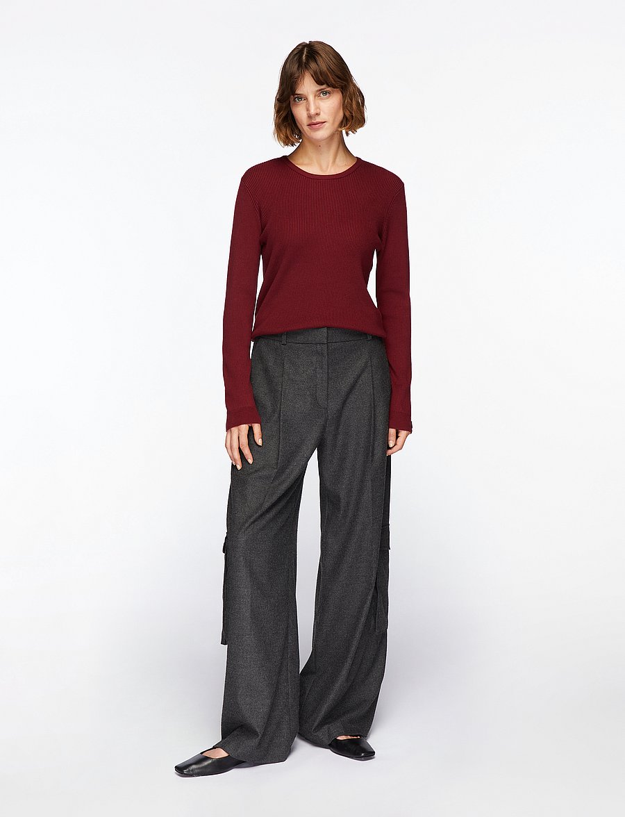 InWear - LeenahIW LS Blouse - langärmlige tops - cabernet - 3