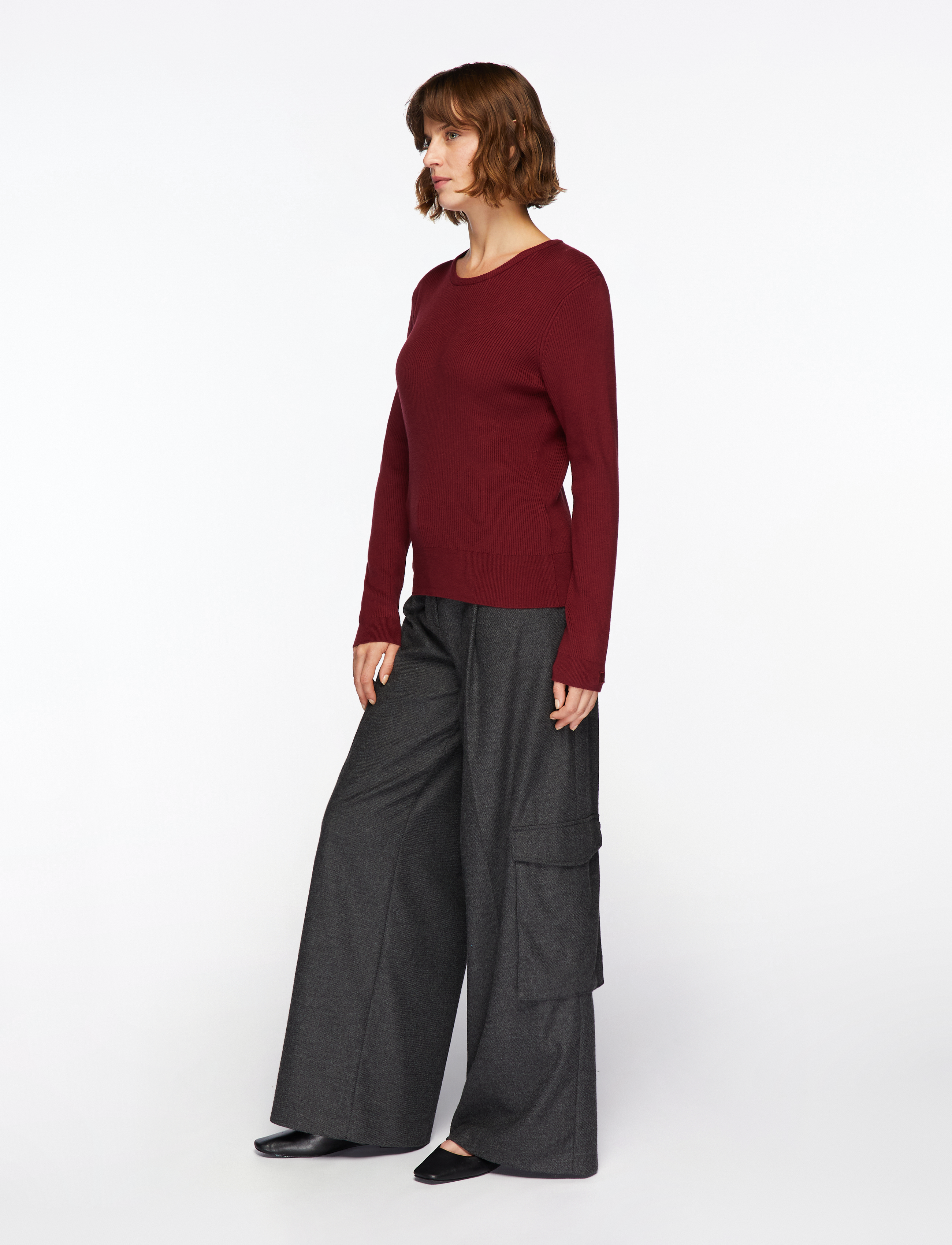 InWear - LeenahIW LS Blouse - langärmlige tops - cabernet - 4