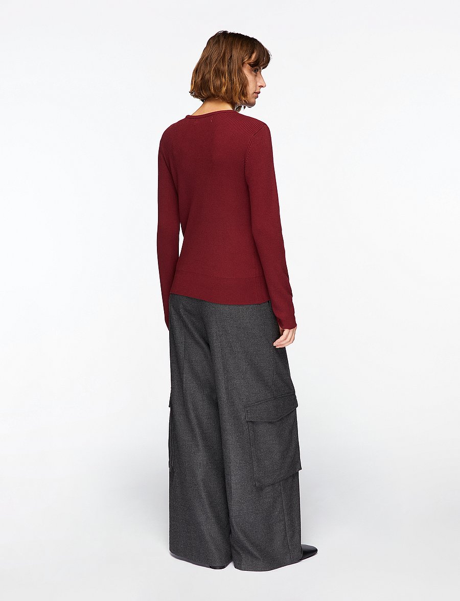InWear - LeenahIW LS Blouse - langärmlige tops - cabernet - 5