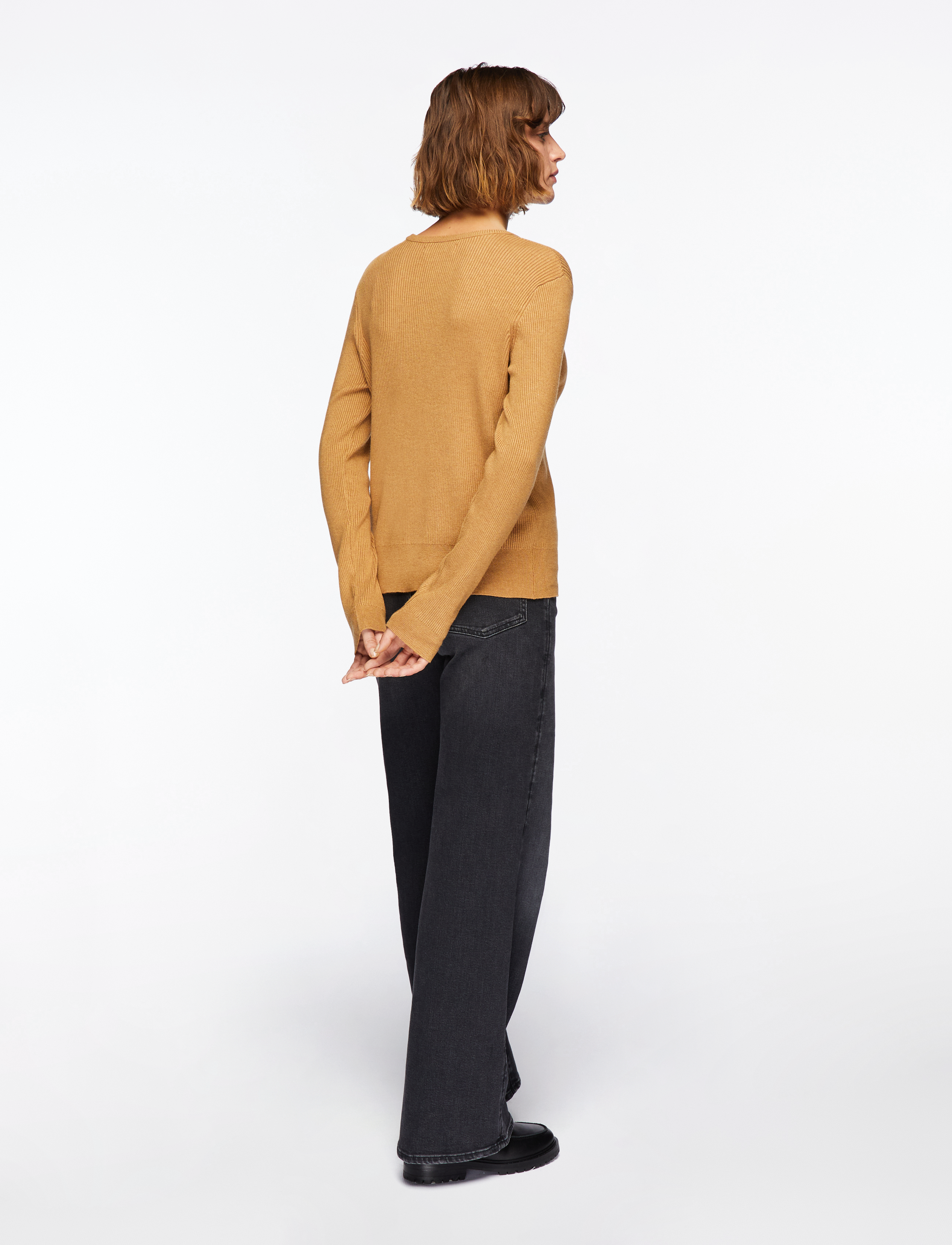 InWear - LeenahIW LS Blouse - langärmlige tops - tobacco brown melange - 5