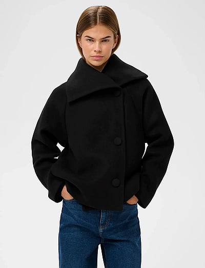 Perryiw Short Coat R - Uldjakker