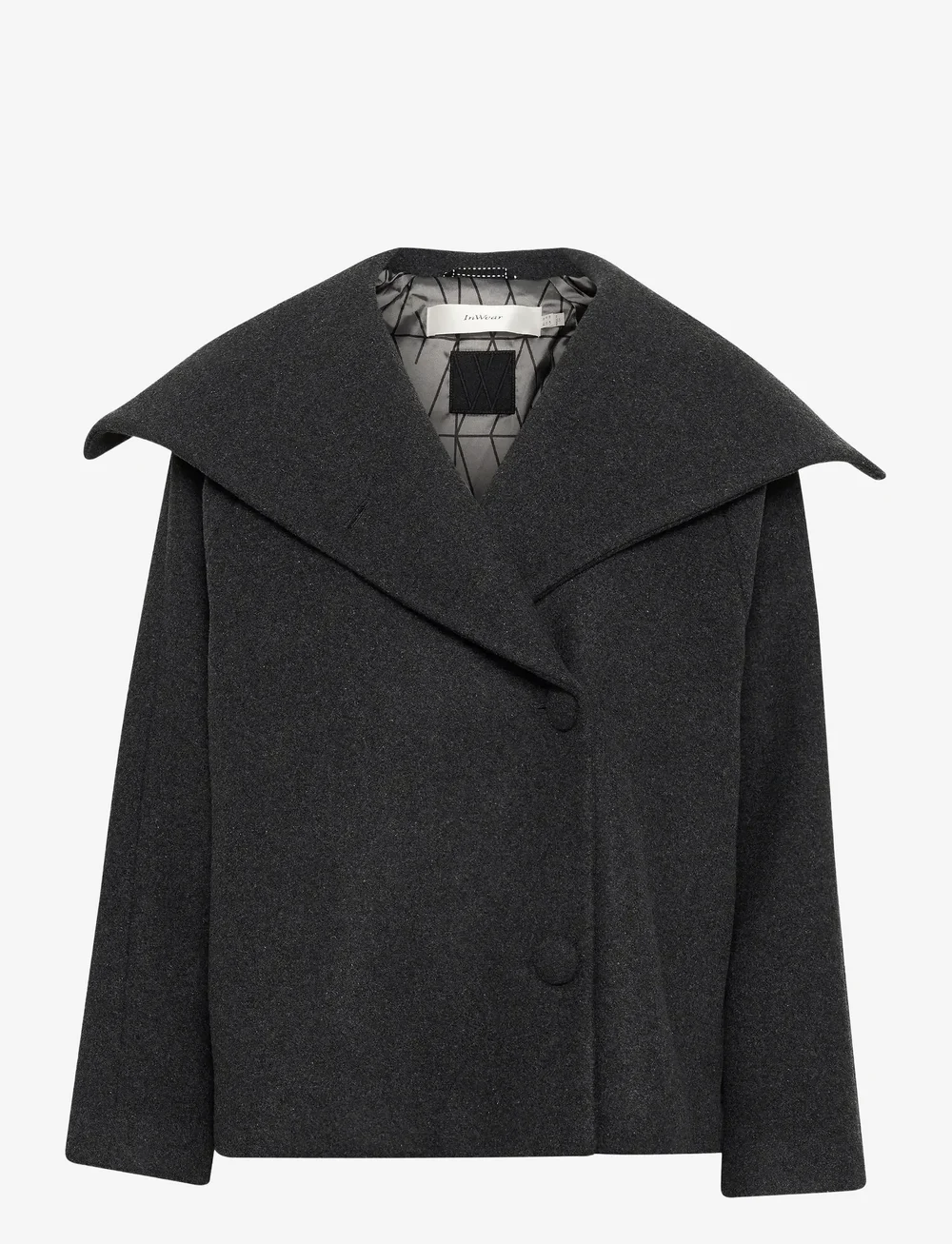 InWear - PerryIW Short Coat R - wolljacken - dark grey melange - 1