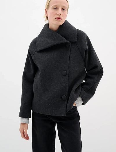 epine volume wool tailored coat gray⭐️ epine volume wool epine volume wool tailored coat gray⭐️ epine volume wool