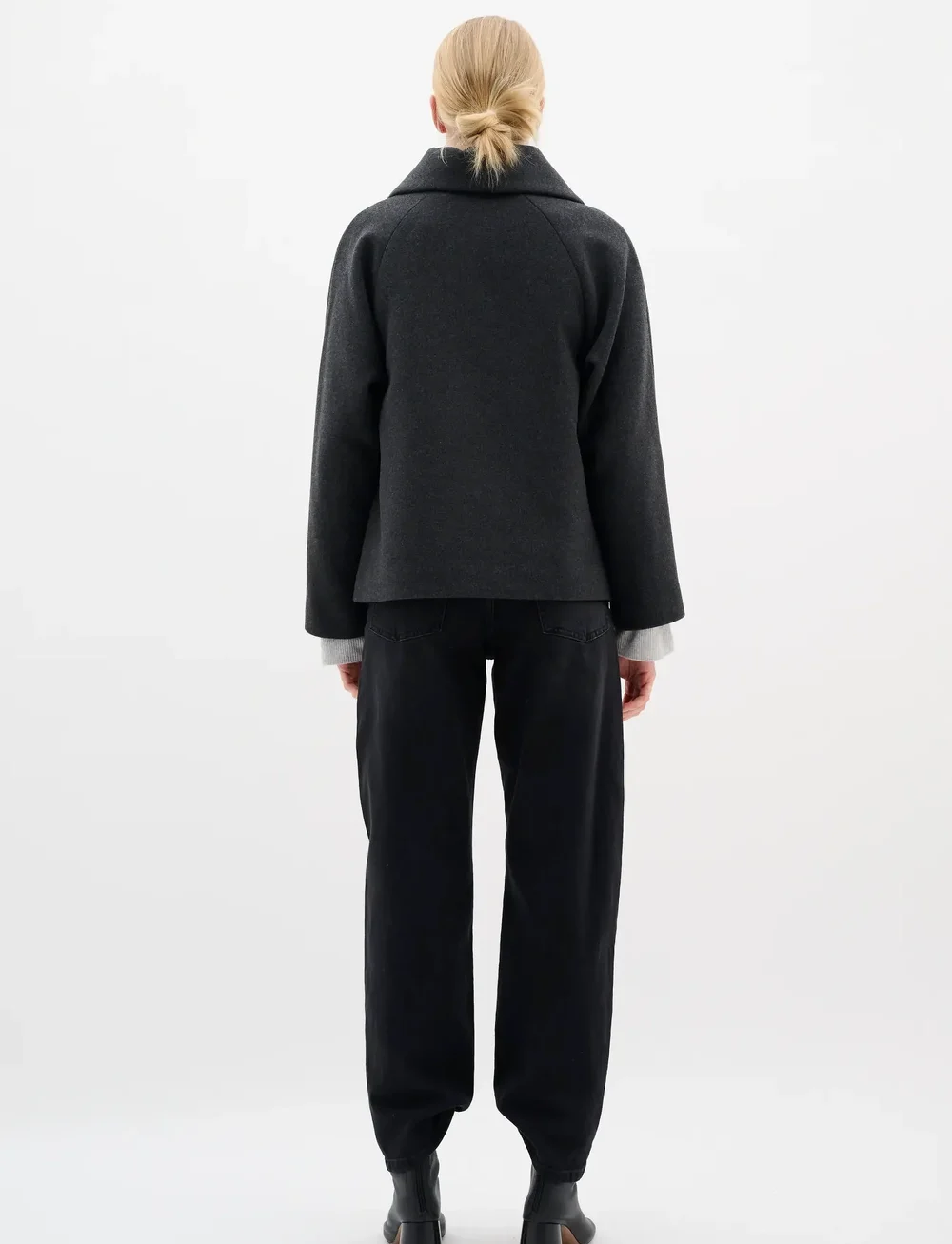 InWear - PerryIW Short Coat R - wolljacken - dark grey melange - 4