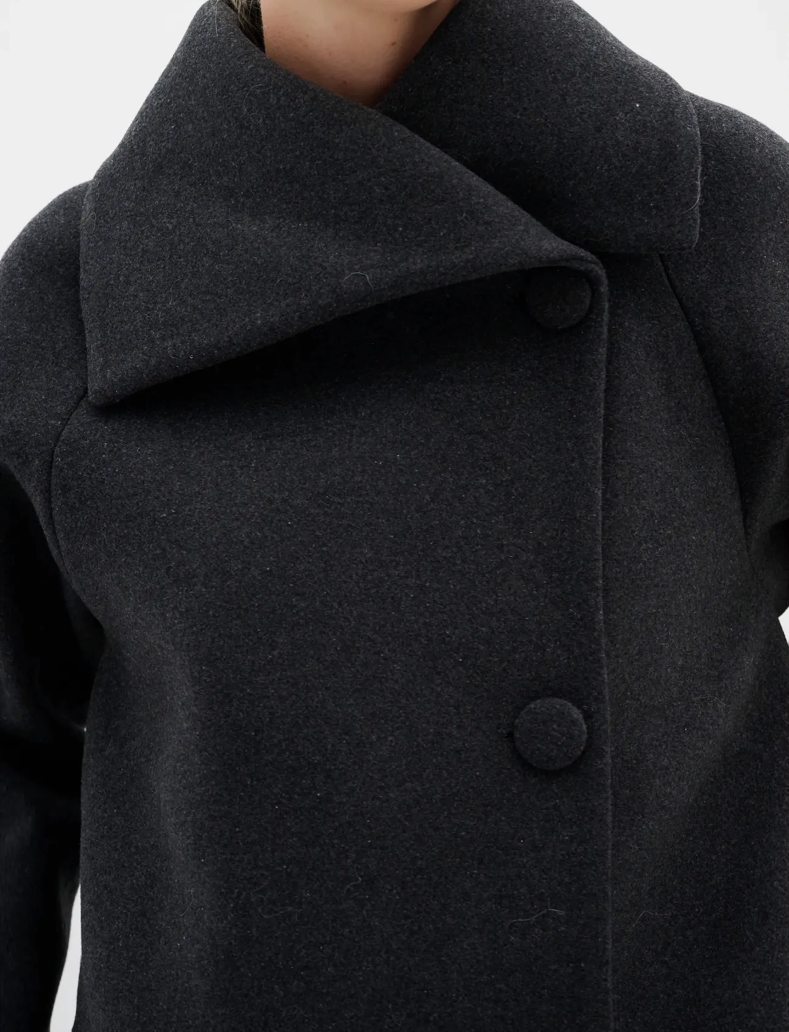 InWear - PerryIW Short Coat R - talvitakit - dark grey melange - 5