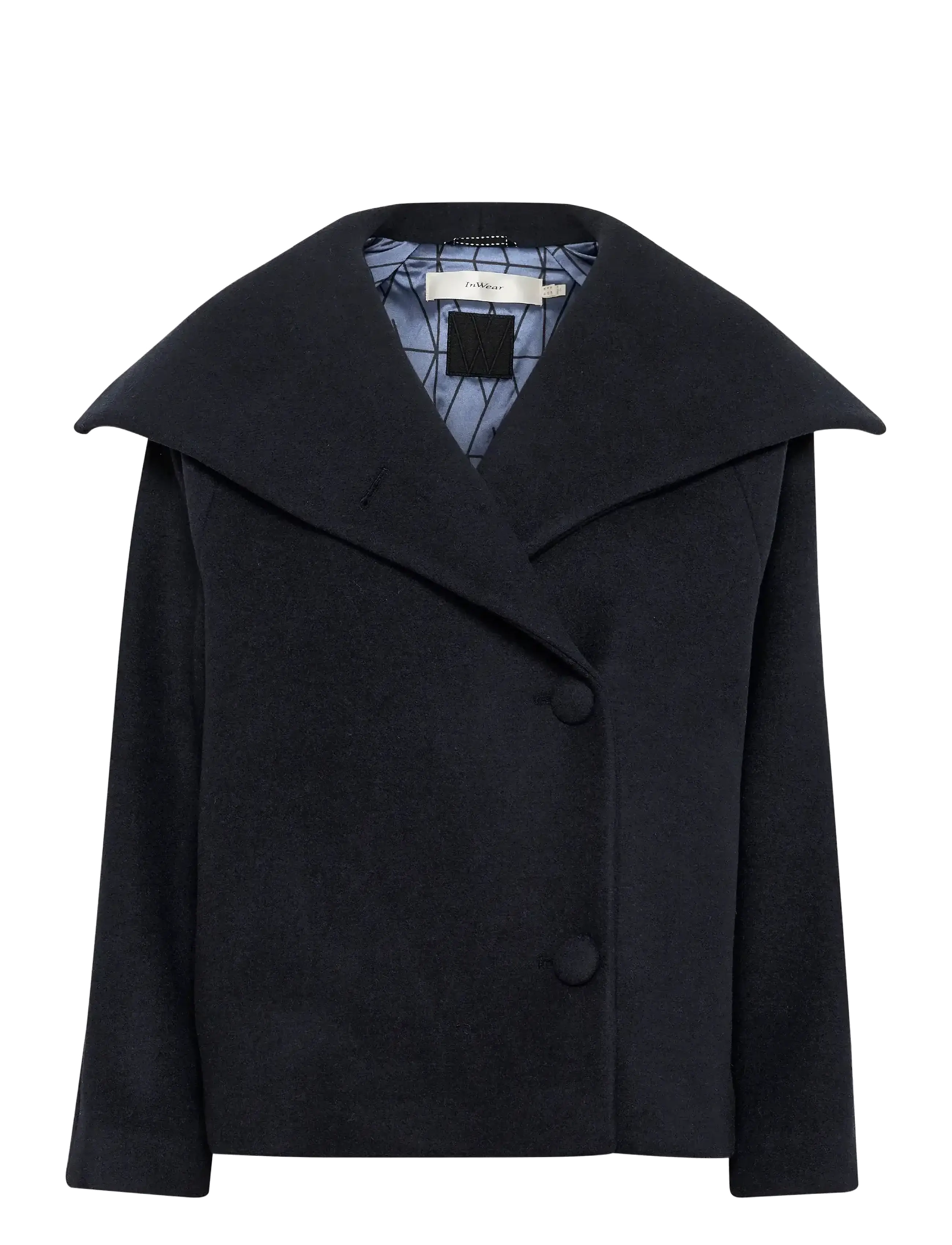 InWear PerryIW Short Coat R - Winter jacket - MARINE BLUE / navy