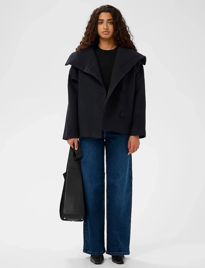 InWear - PerryIW Short Coat R - vinterjakker - marine blue - 3