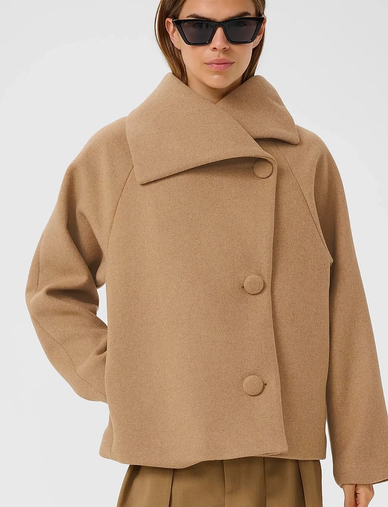 InWear - PerryIW Short Coat R - vinterjakker - tobacco brown - 5