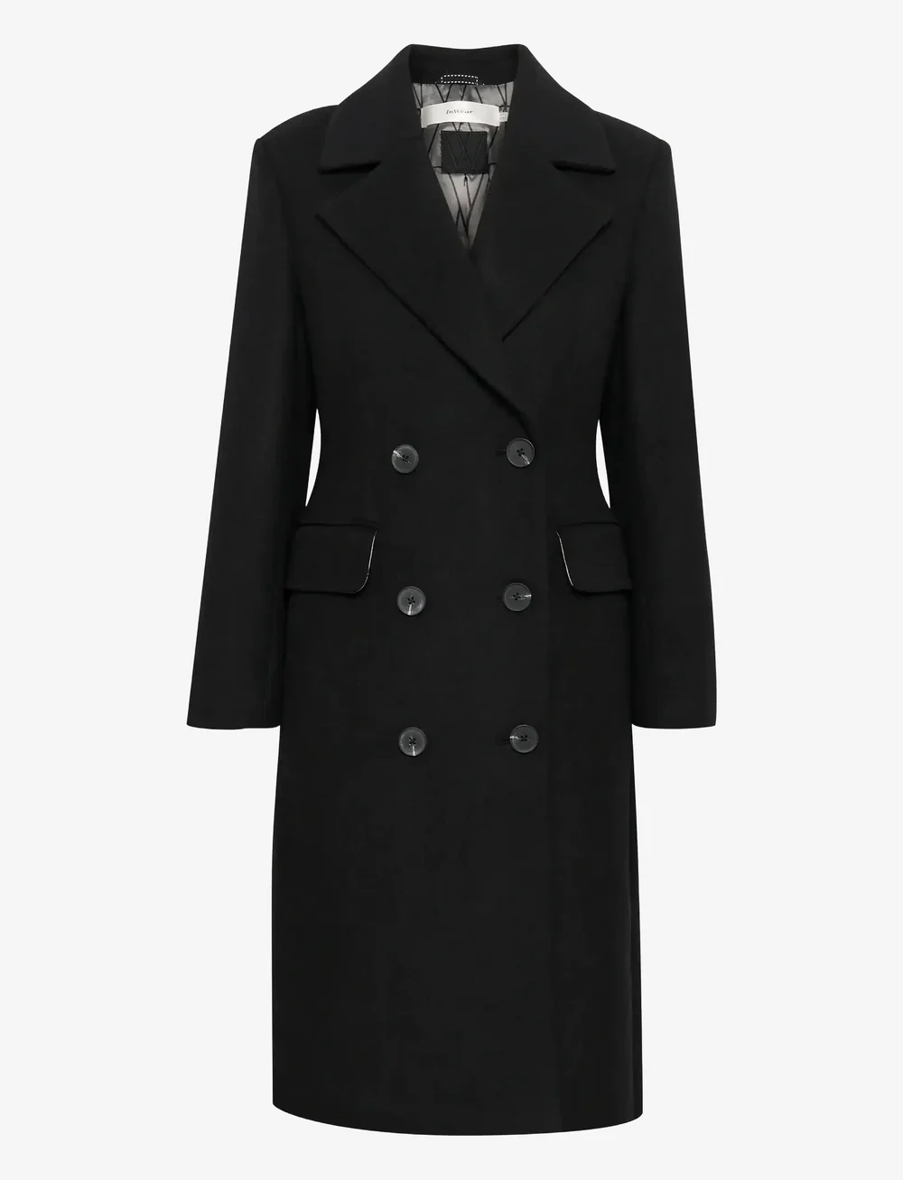 InWear - ThoraIW Lapel Coat R - ullkappor - black - 1