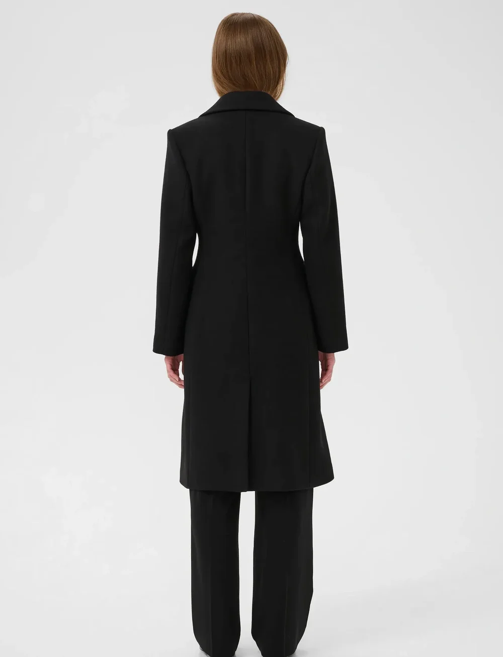 InWear - ThoraIW Lapel Coat R - ullkappor - black - 4