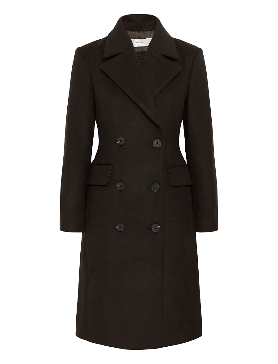 InWear - ThoraIW Lapel Coat R - winterjacken - chocolate brown - 0