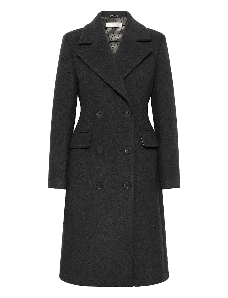 InWear - ThoraIW Lapel Coat R - uldfrakker - dark grey melange - 1