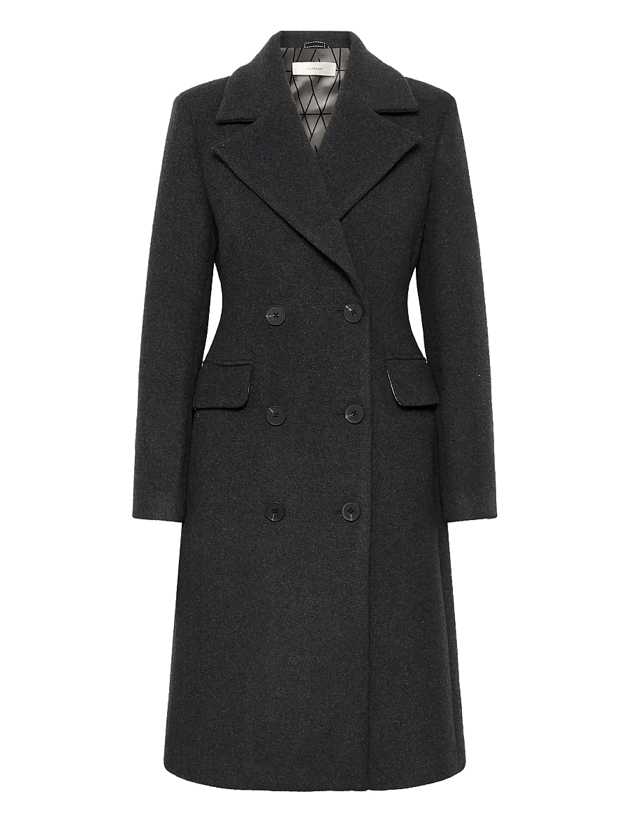 InWear - ThoraIW Lapel Coat R - winterjacken - dark grey melange - 1