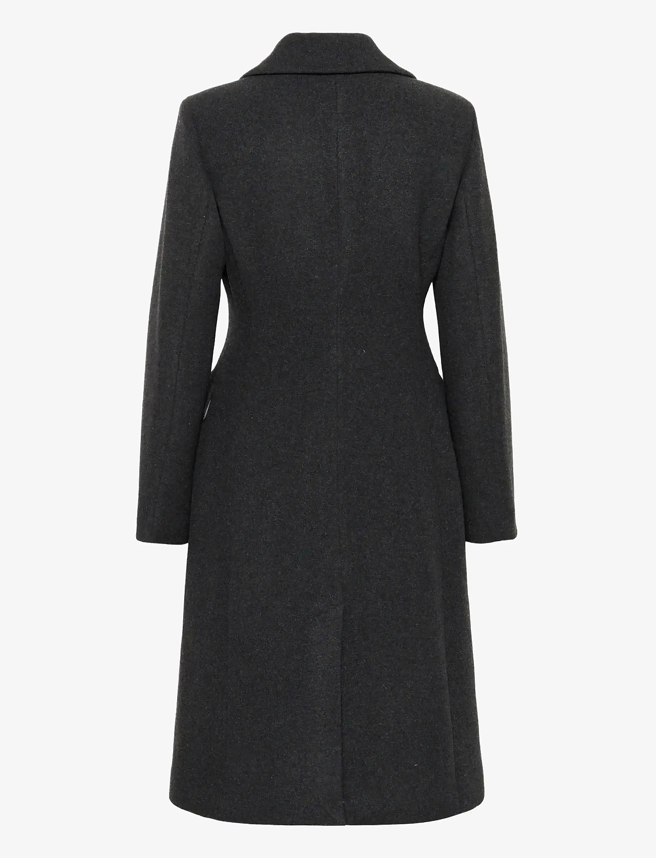InWear - ThoraIW Lapel Coat R - vinterjakker - dark grey melange - 2