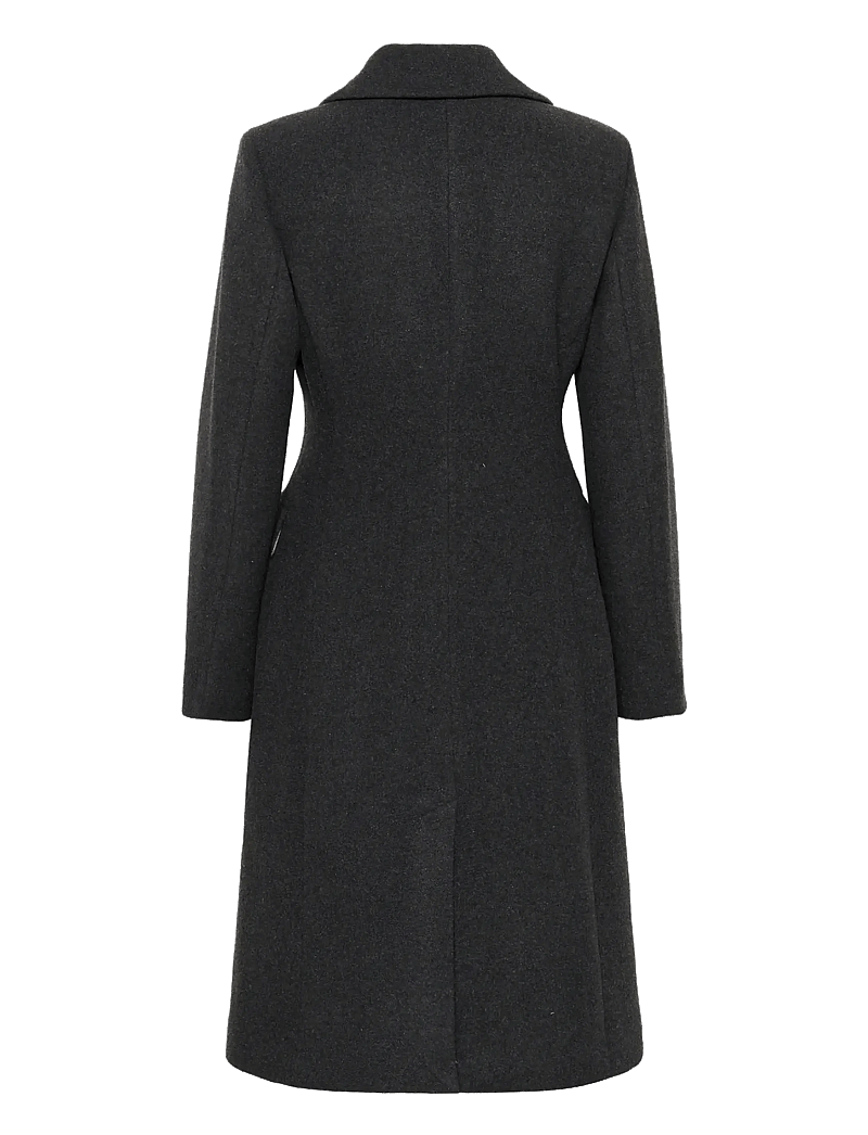 InWear - ThoraIW Lapel Coat R - uldfrakker - dark grey melange - 2