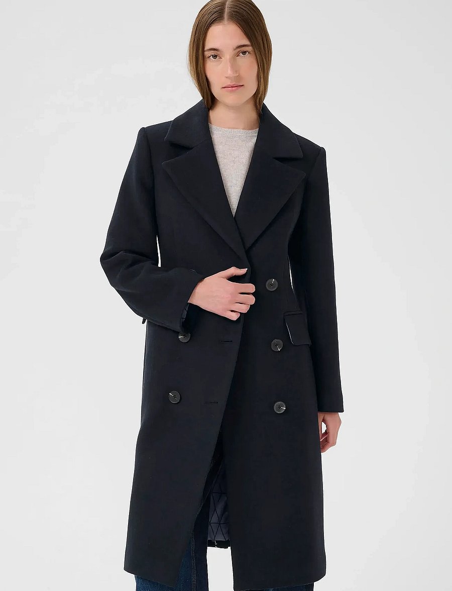 InWear - ThoraIW Lapel Coat R - vinterjakker - marine blue - 0