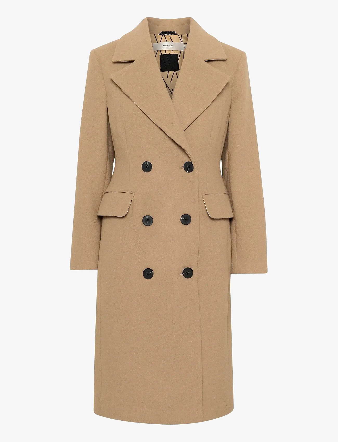 InWear - ThoraIW Lapel Coat R - wollmäntel - tobacco brown - 1