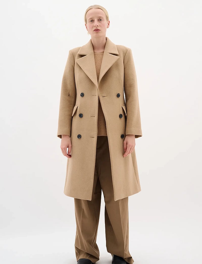 InWear - ThoraIW Lapel Coat R - wollmäntel - tobacco brown - 3