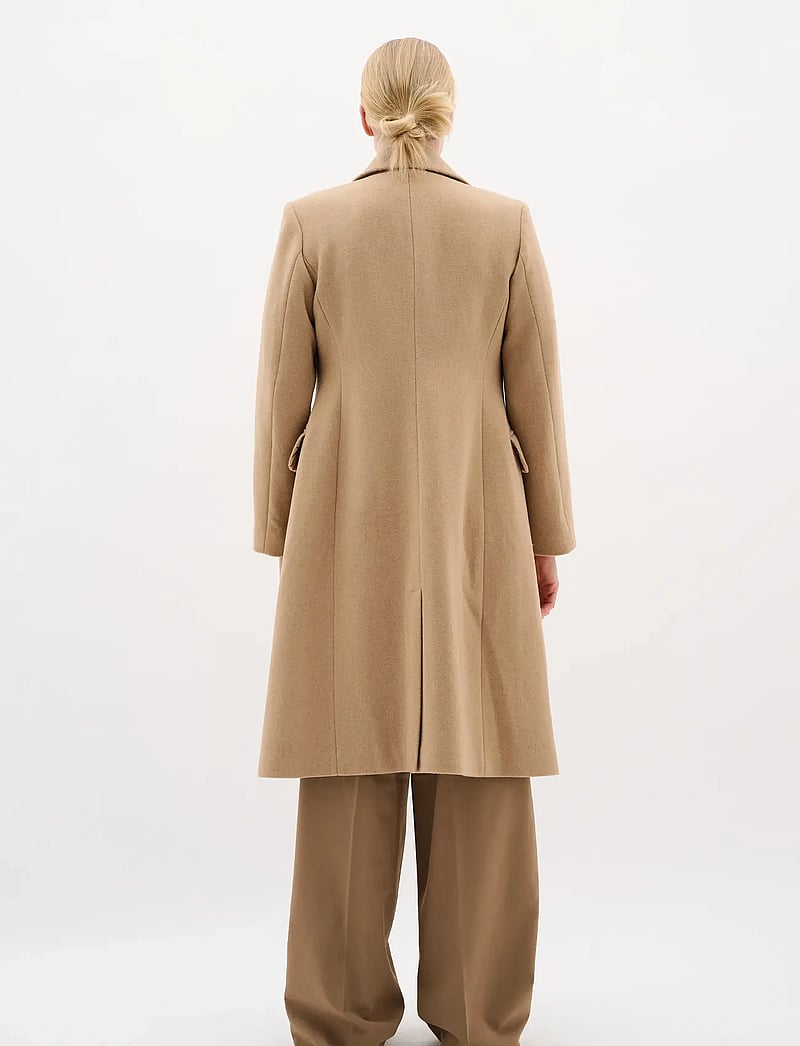 InWear - ThoraIW Lapel Coat R - wollmäntel - tobacco brown - 4