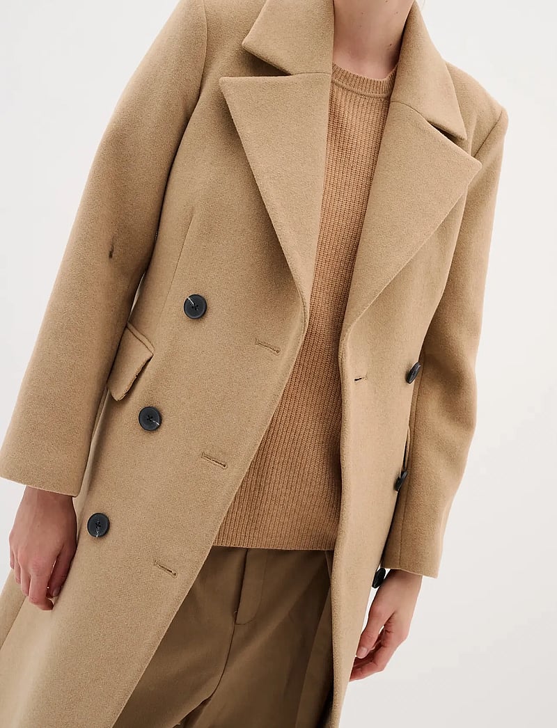 InWear - ThoraIW Lapel Coat R - wollmäntel - tobacco brown - 5