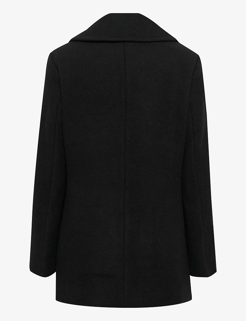 InWear - PerryIW Sailor Coat R - ullkappor - black - 2