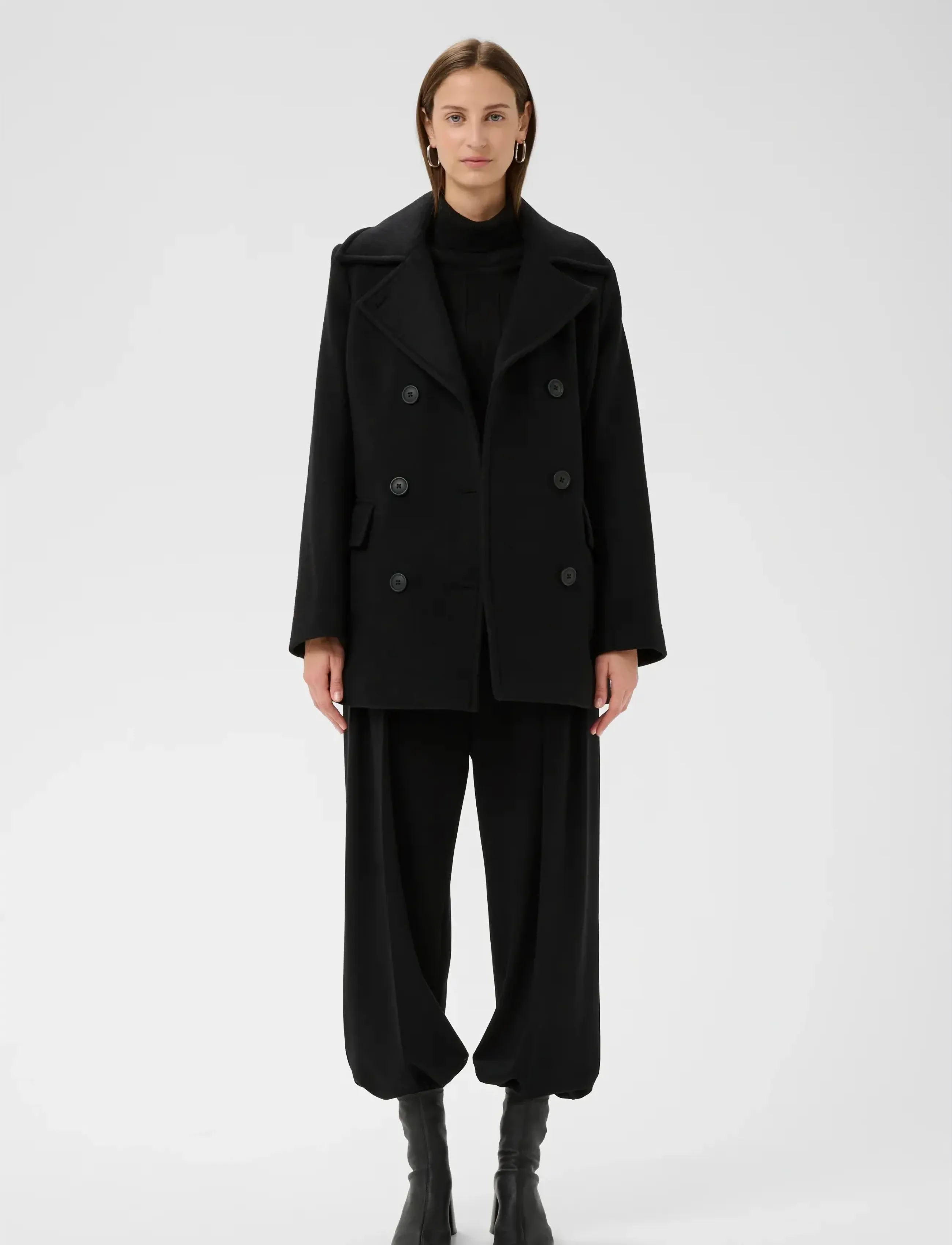 InWear - PerryIW Sailor Coat R - winterjacken - black - 3