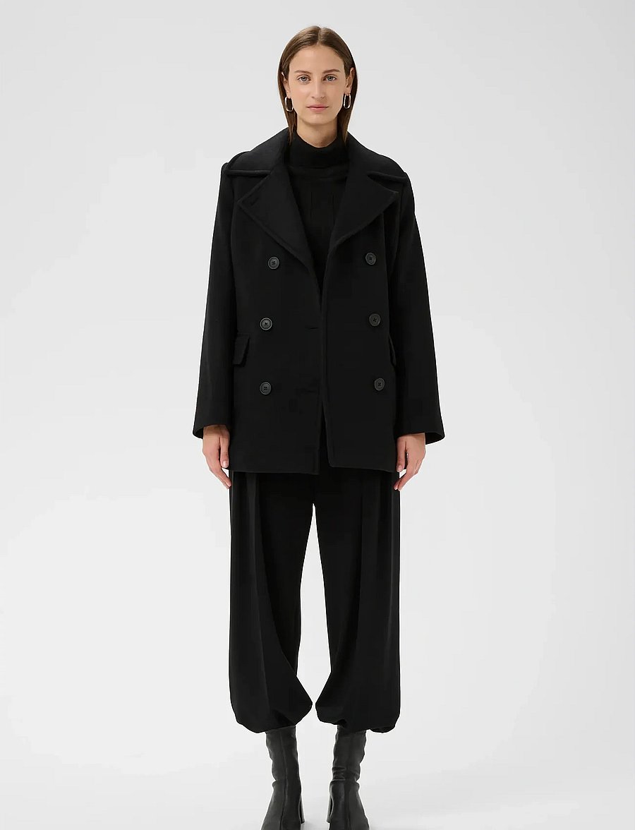 InWear - PerryIW Sailor Coat R - winterjacken - black - 3