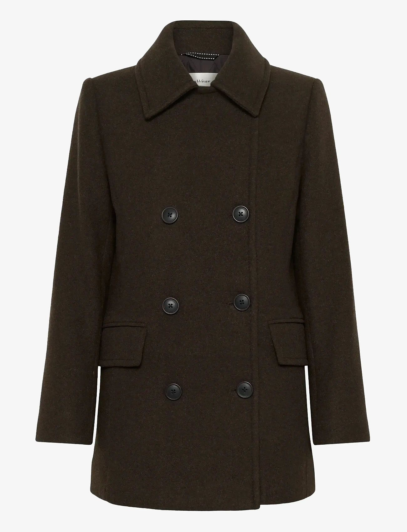 InWear - PerryIW Sailor Coat R - uldfrakker - chocolate brown - 1