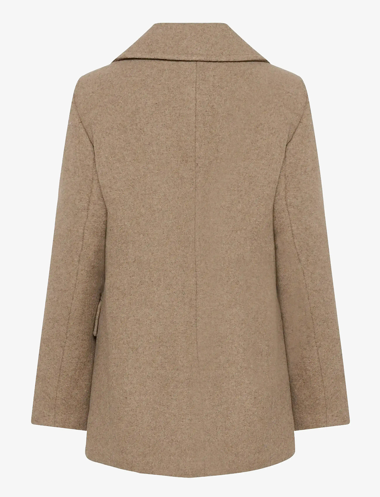 InWear - PerryIW Sailor Coat R - vinterjakker - sandy grey melange - 2