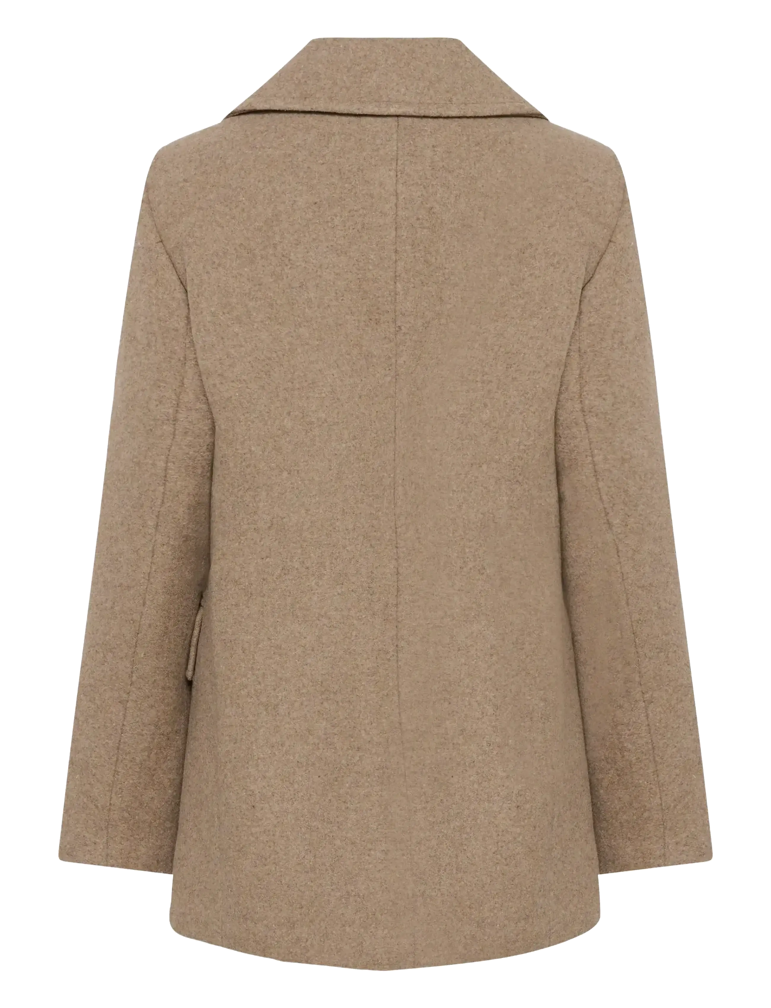 InWear - PerryIW Sailor Coat R - Žieminės striukės - sandy grey melange - 2