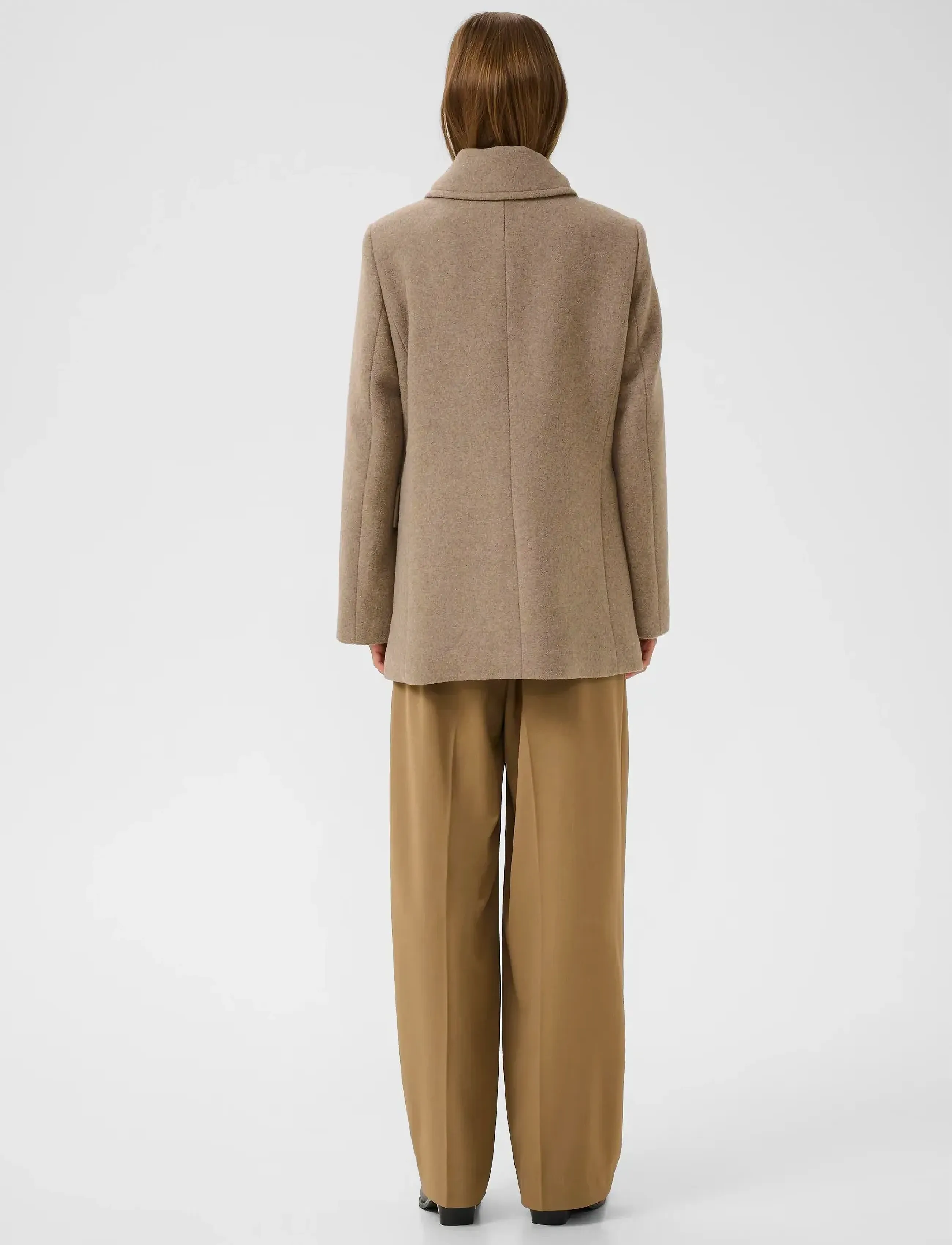 InWear - PerryIW Sailor Coat R - Žieminės striukės - sandy grey melange - 4