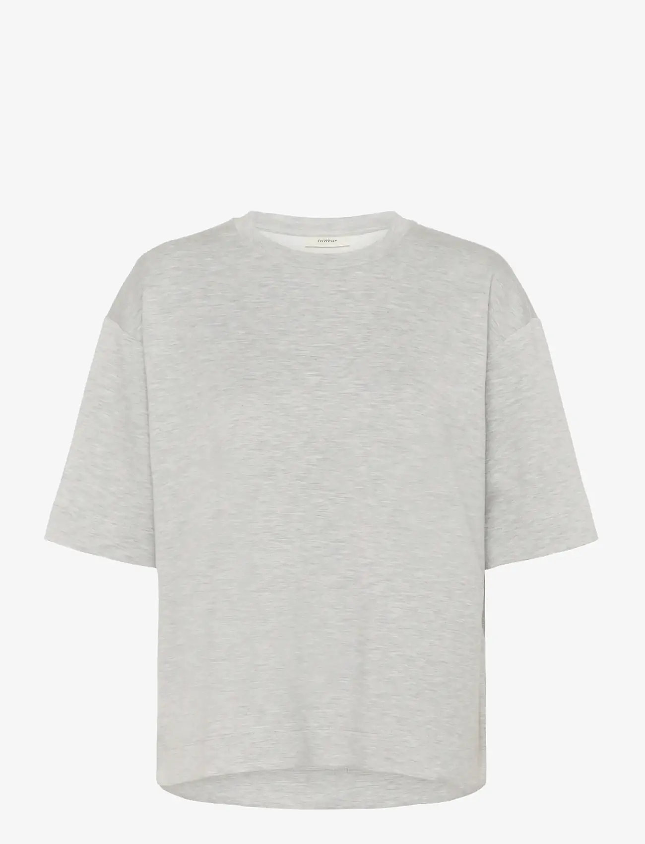 InWear - PannieIW Oversize Tshirt Melange - t-särgid - granite melange - 1